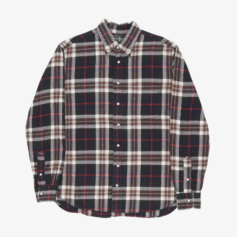 BD Flannel Shirt British Gentleman Style