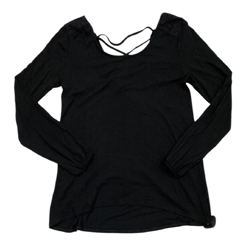 Top Long Sleeve By Maurices In Black, Size: M Modern Men's 