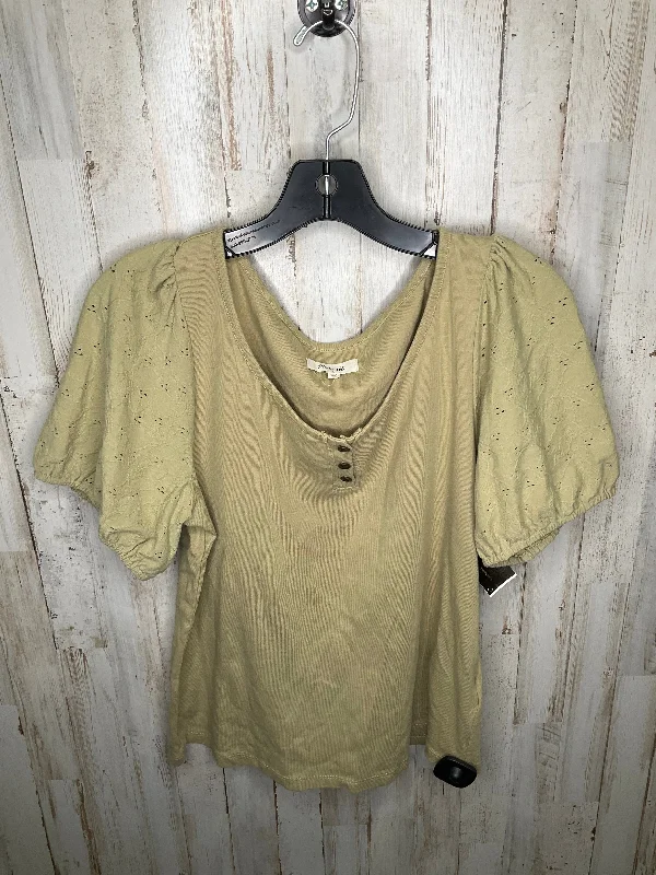 Top Short Sleeve By Madewell  Size: L Monochromatic All