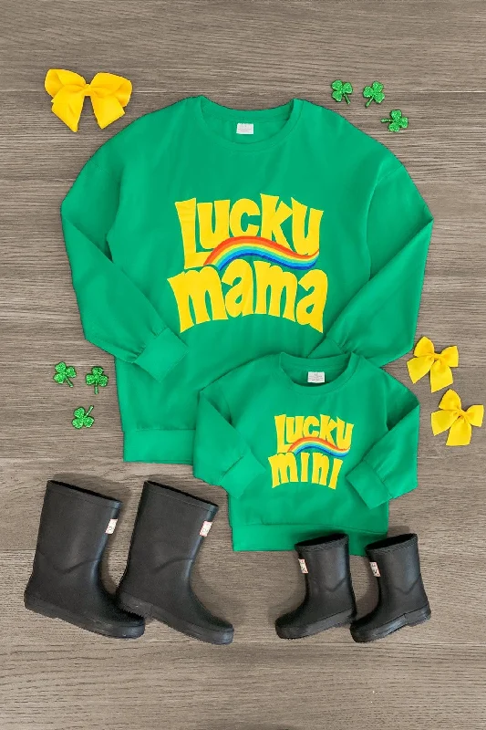 Mom & Me - "Lucky Mama & Mini" Top Hip Men's Urban