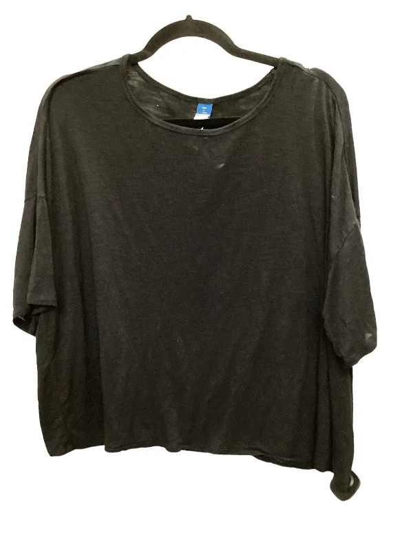 Black Top Short Sleeve Old Navy, Size M Elegant Men's Cashmere