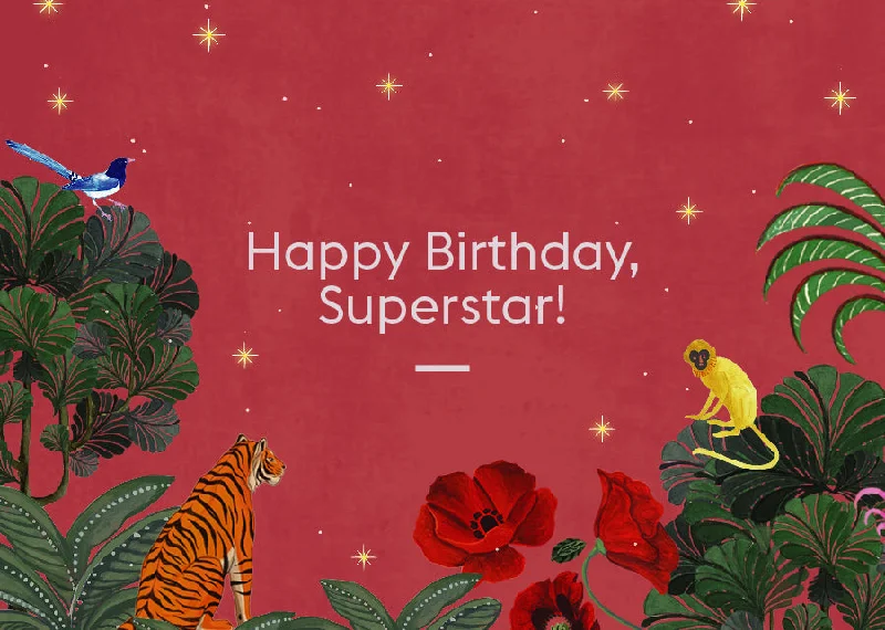 Happy Birthday Superstar Sophisticated Men's French