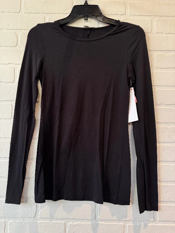 Top Long Sleeve Basic By Halogen In Black, Size: S Trendy Men's Bucket