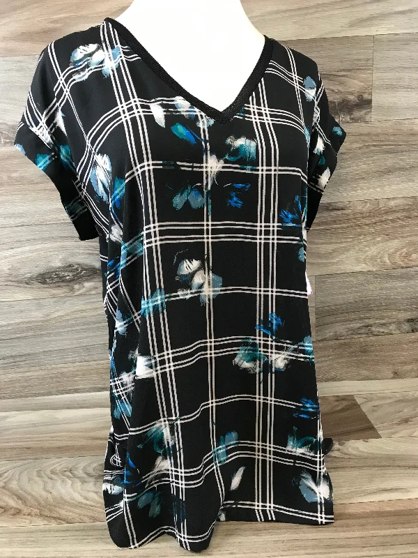 Black & Green Top Short Sleeve Worthington, Size M Classic Men's Pin