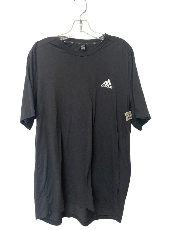 Black Top Short Sleeve Adidas, Size Xl Bold Men's Statement