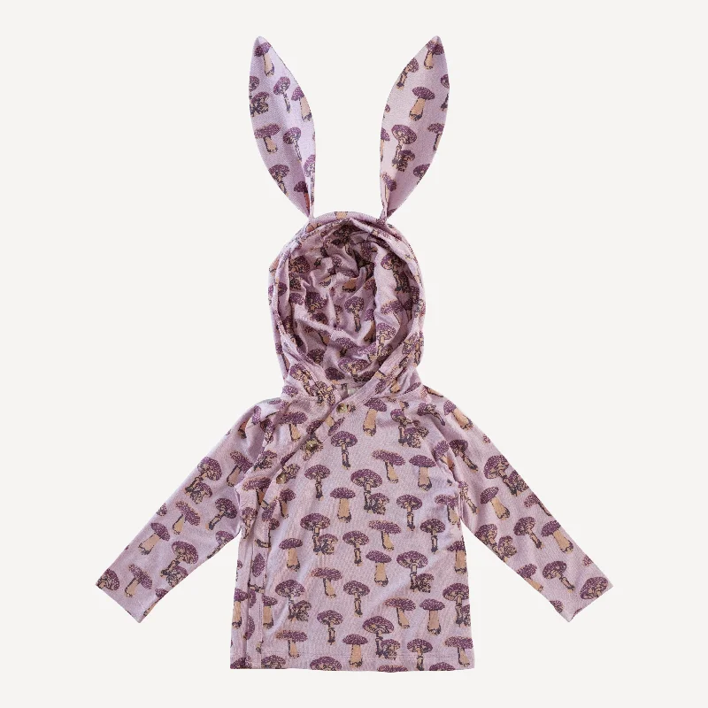 bunny wrap hoodie top | garden fungi | bamboo Cozy Men's Winter