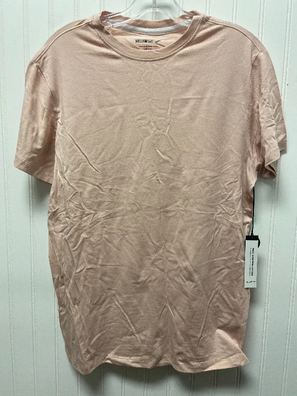 Pink Top Short Sleeve Basic William Rast, Size M Adventure