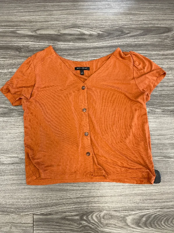 Orange Top Short Sleeve Banana Republic, Size S Bohemian Men's Free