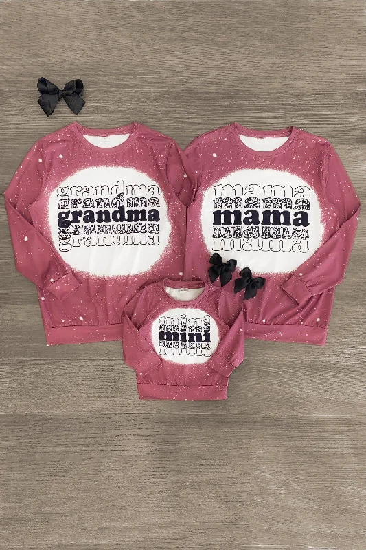 Mom & Me - "Grandma, Mama & Mini" Long Sleeve Top Sophisticated Men's 