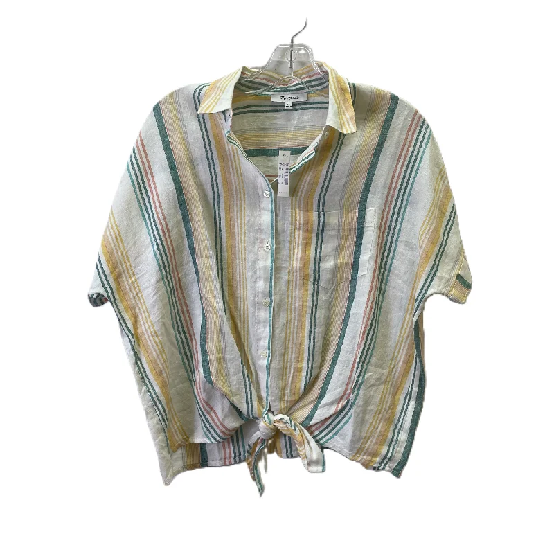 Top Short Sleeve By Madewell  Size: Xs Trendy Men's Oversized