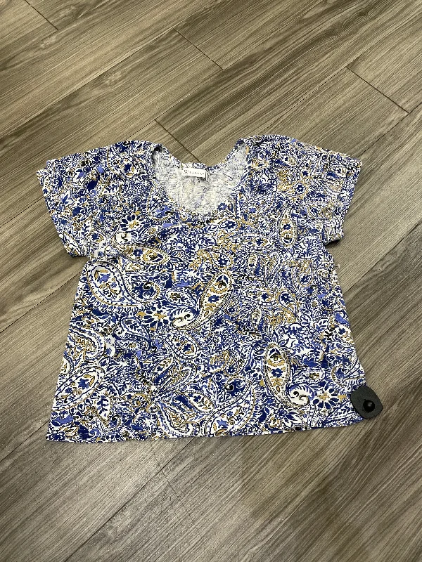 Top Short Sleeve By Rafaella  Size: L Streetwear Style