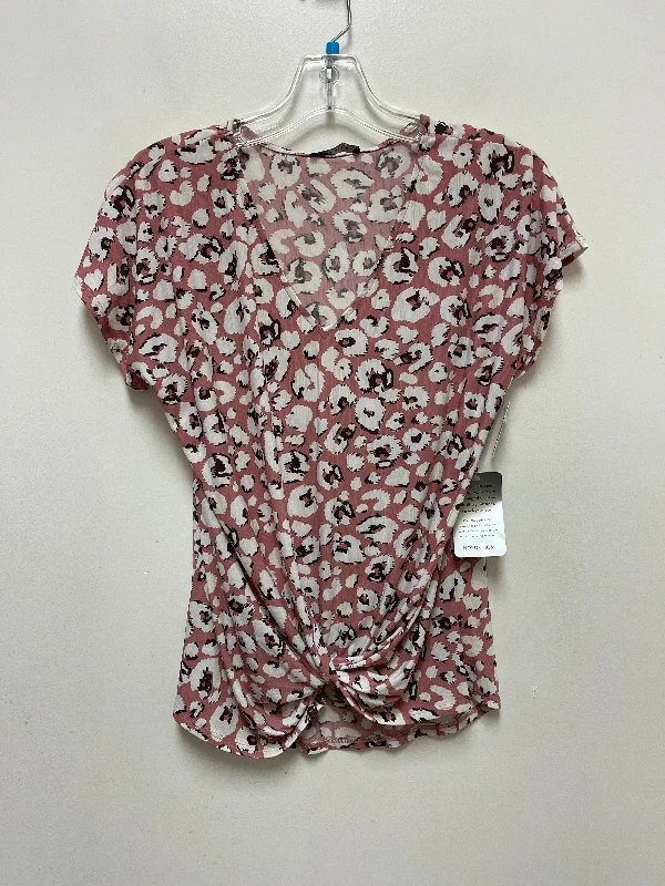 Pink Top Short Sleeve West Kei, Size Xs Modern Men's Tech