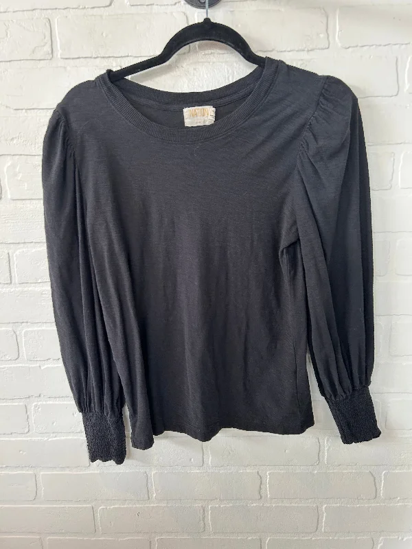 Top Long Sleeve By Nation In Black, Size: M Edgy Men's Punk