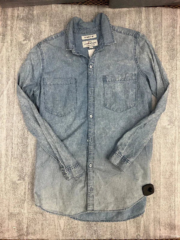 Top Long Sleeve By Lucky Brand In Blue Denim, Size: S Confident Men's Power