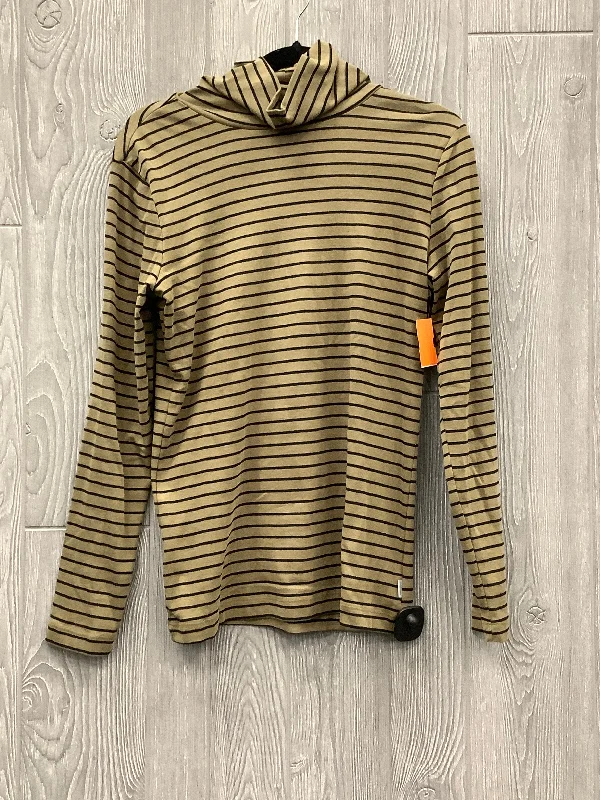 Top Long Sleeve By Eddie Bauer In Striped Pattern, Size: L Dynamic Men's Moto