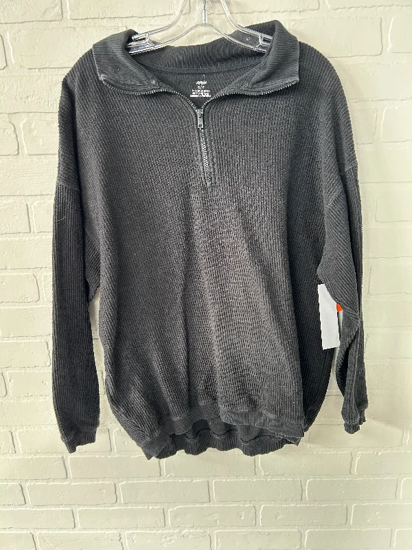 Top Long Sleeve By Aerie In Black, Size: S Modern Men's 