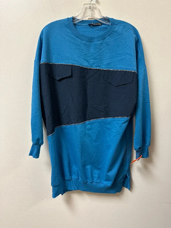 Top Long Sleeve By Clothes Mentor In Blue, Size: M Polished Men's Silk