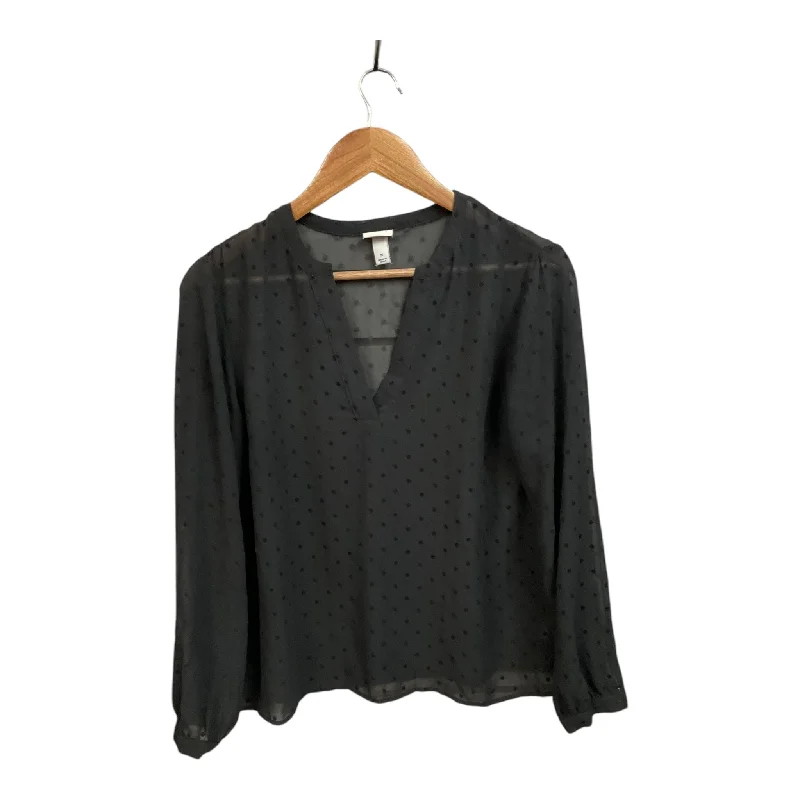 Top Long Sleeve By A New Day In Black, Size: M Elegant Men's Cashmere