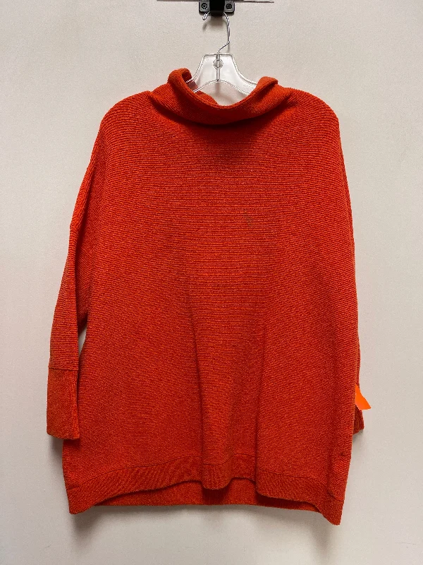 Tunic Long Sleeve By Free People In Orange, Size: S Sharp Men's Italian