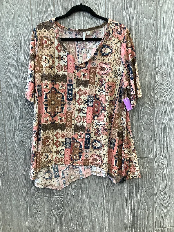 Top Short Sleeve By Cato  Size: Xl Earthy Men's Hemp