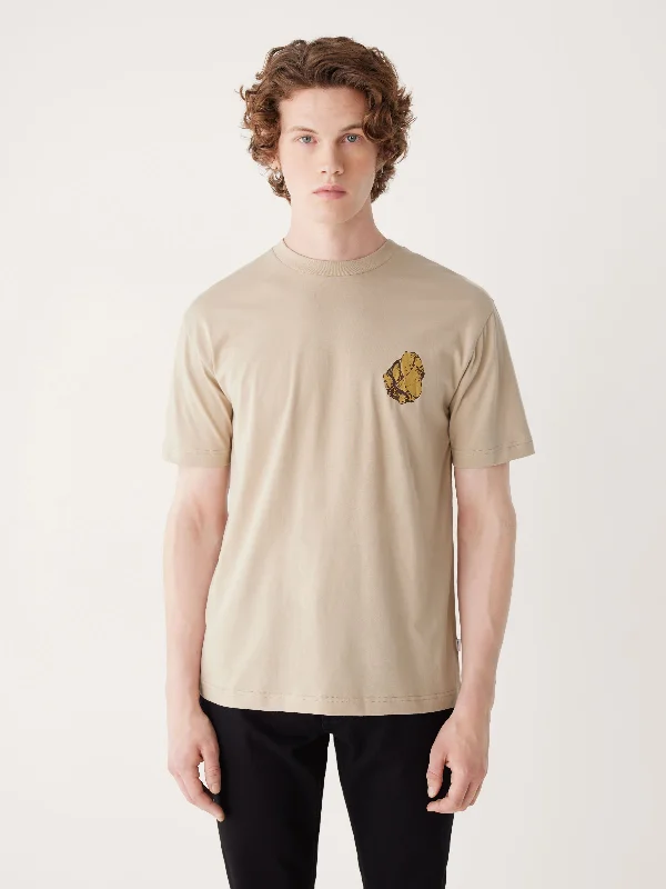 The Relaxed Fit Graphic T-shirt in Hummus Brown Sharp Men's Italian