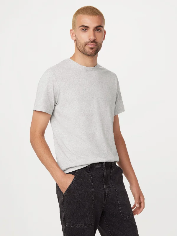 The Essential Slim T-Shirt in Light Grey Trendy Men's Oversized