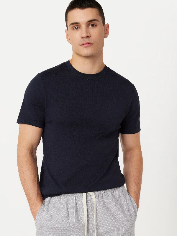 The Essential Slim T-Shirt in Deep Blue Dynamic Men's High