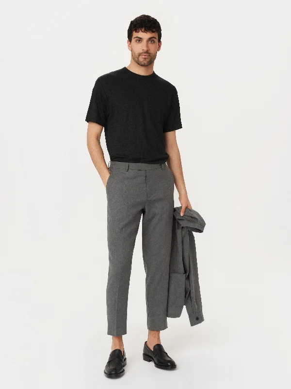 The Linen T-Shirt in Black Sporty Men's Tennis