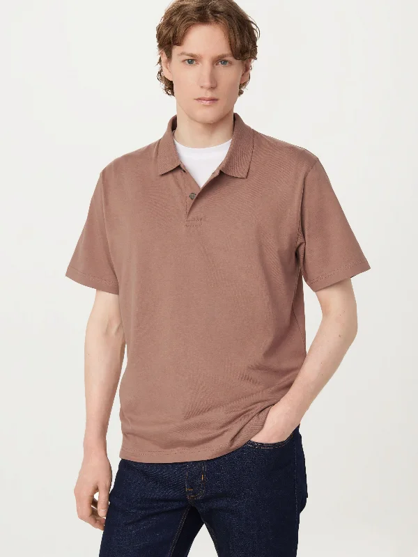 The Boxy Polo in Walnut Hip Men's Urban