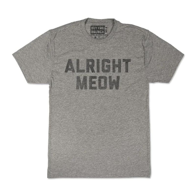 Alright Meow Tee Youthful Men's Pop