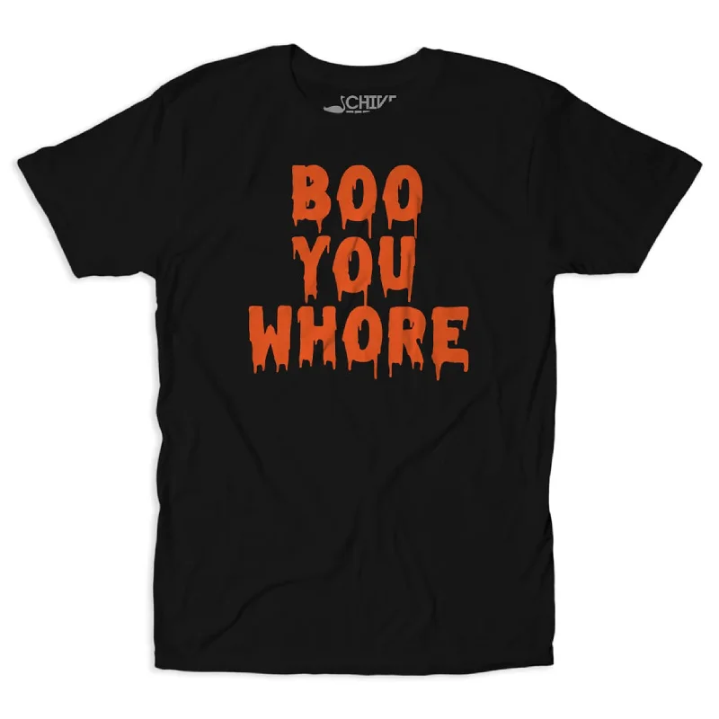 Boo You Whore Tee Elegant Men's Formal 