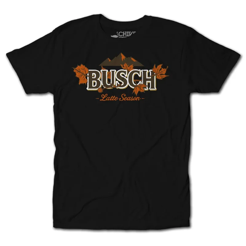 Busch Latte Season Tee Sleek Men's Contemporary 