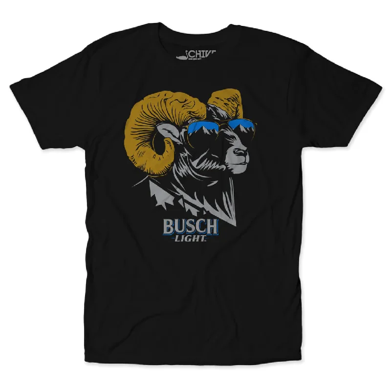 Busch Light Ram Tee Bold Men's Statement