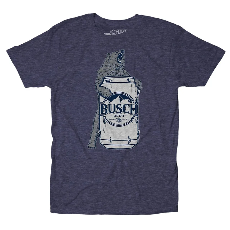 Busch White Bear Can Tee Stylish Men's Neon