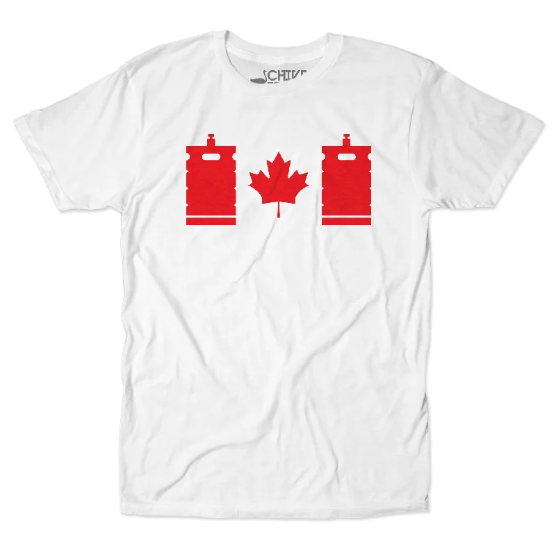 Canadian Kegger Tee Sleek Men's Metallic