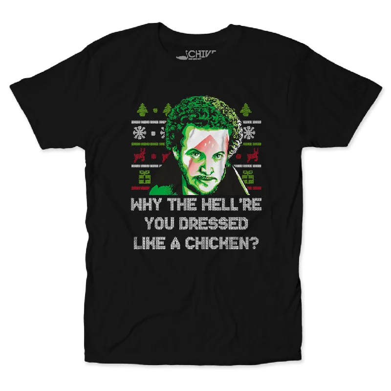 Chicken Tee Practical Men's Quick