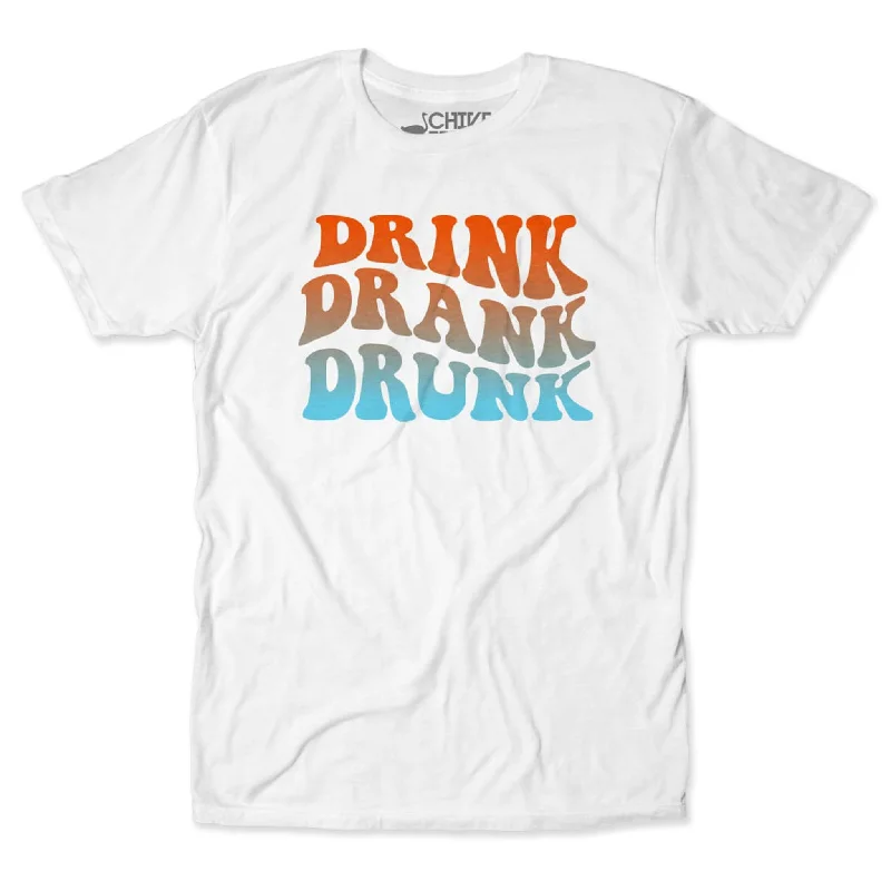 Drink Drank Drunk Tee Trendy Men's Bucket