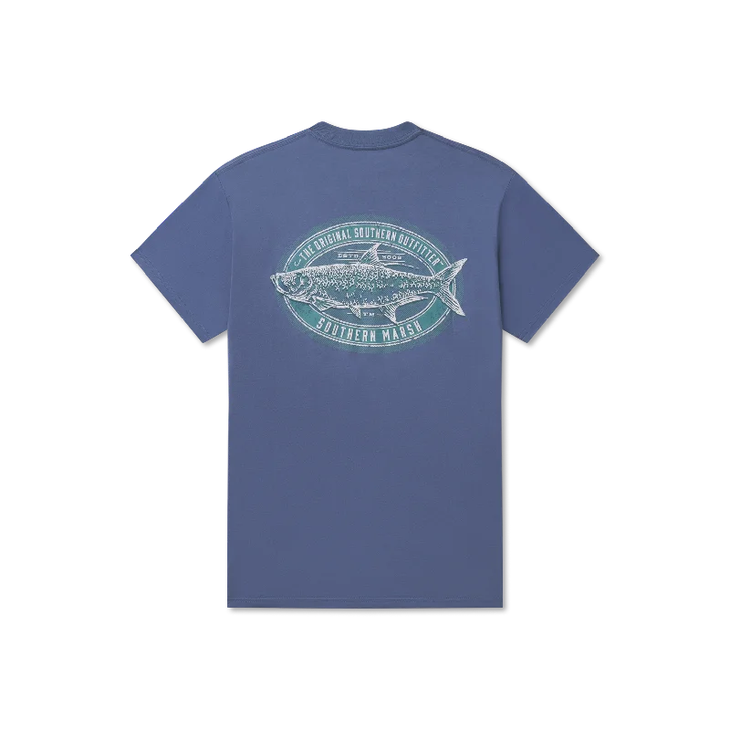 Engravings Tee - Tarpon Minimalist Men's Casual 