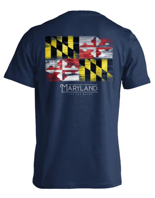 FADED FLAG, MARYLAND Dynamic Men's Moto