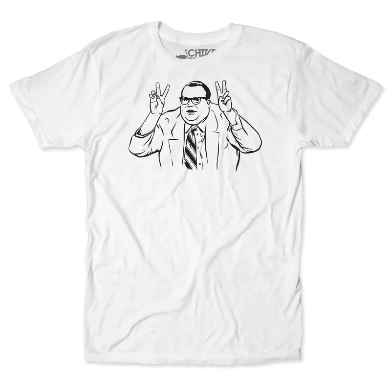 Farley Finger Quote Tee Laid