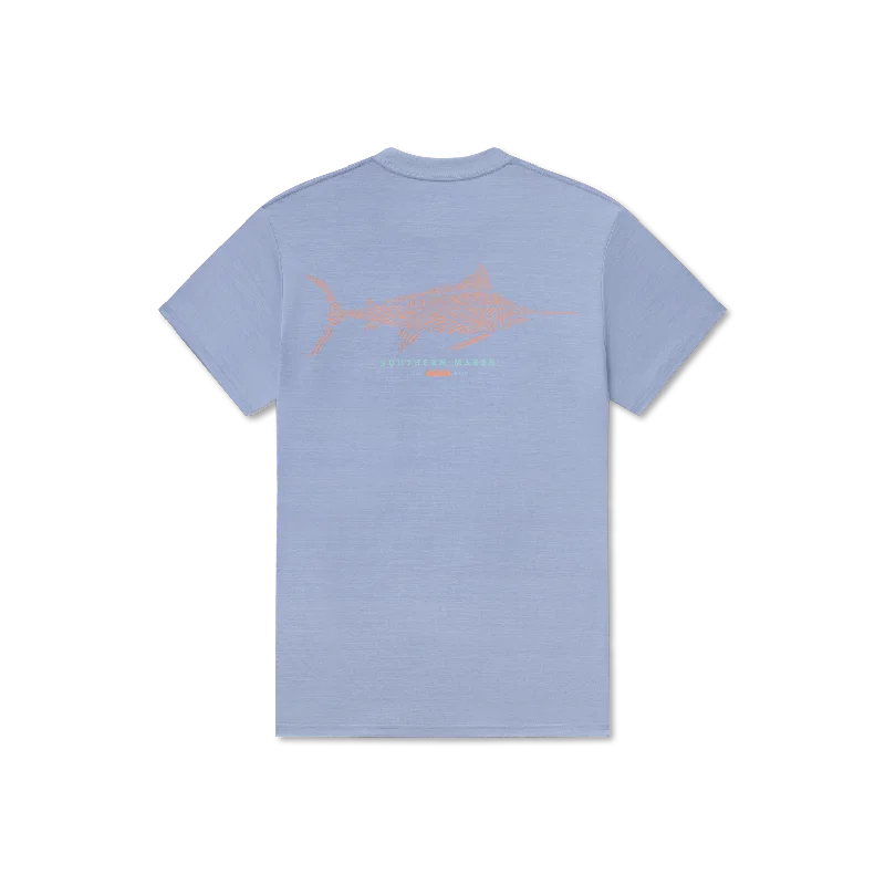 FieldTec™ Heathered Performance Tee - Marlin Dynamic Men's Glow