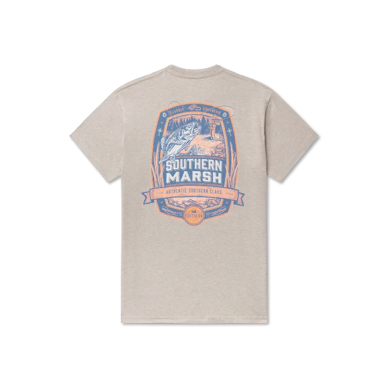 Genuine Tee - Fly Fishing Artistic Men's Hand