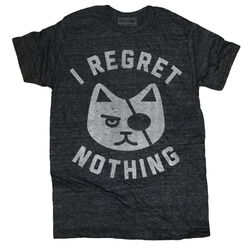 I Regret Nothing Tee Elegant Men's Cashmere