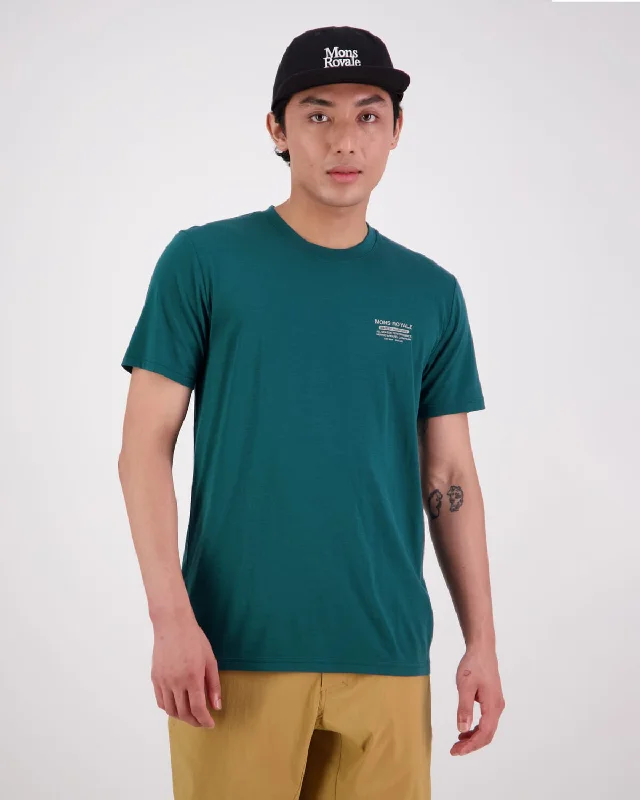 Icon Merino Classic T-Shirt - Evergreen Cozy Men's Winter