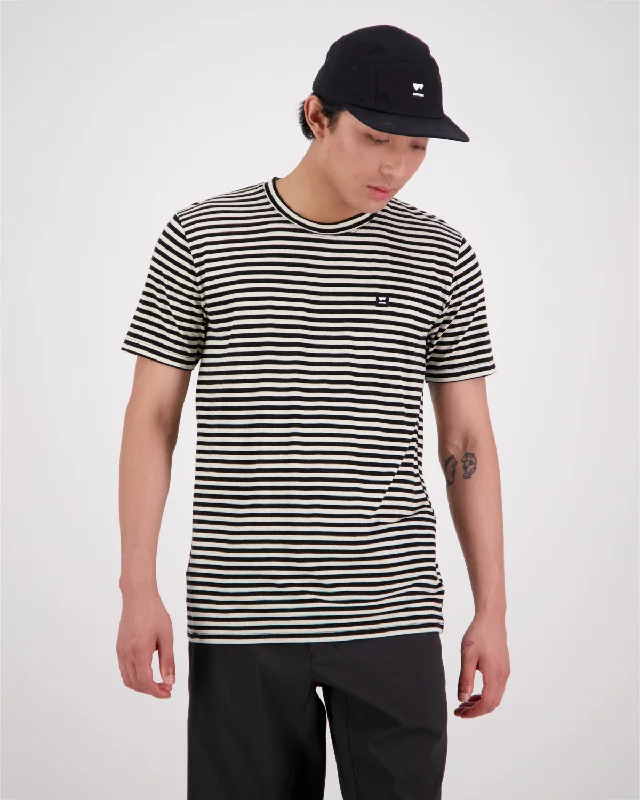 Icon Merino Classic T-Shirt - Stripe Bold Men's Statement