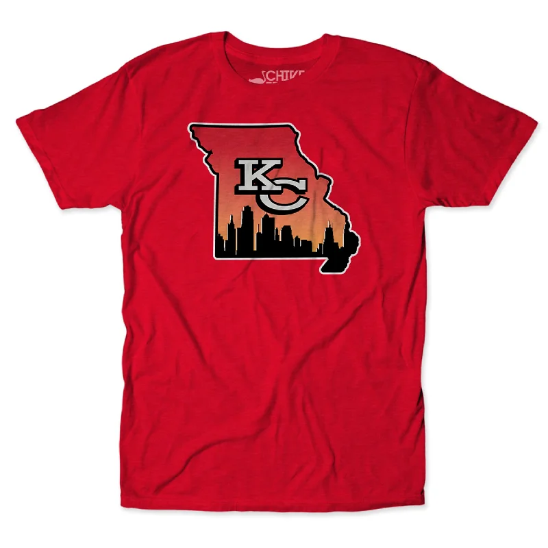 Kansas City Skyline Tee Relaxed Men's Australian 