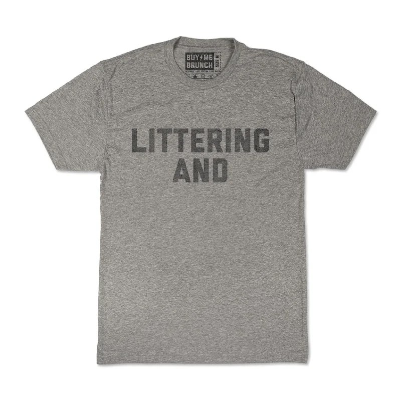 Littering And Tee Cclassic Men's Tweed