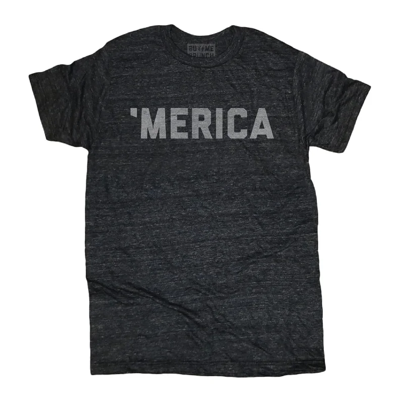 Merica Tee Sporty Men's Athleisure 