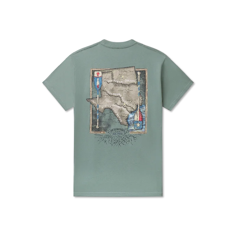 River Route Collection Tee - Texas & Oklahoma Practical Men's Multi