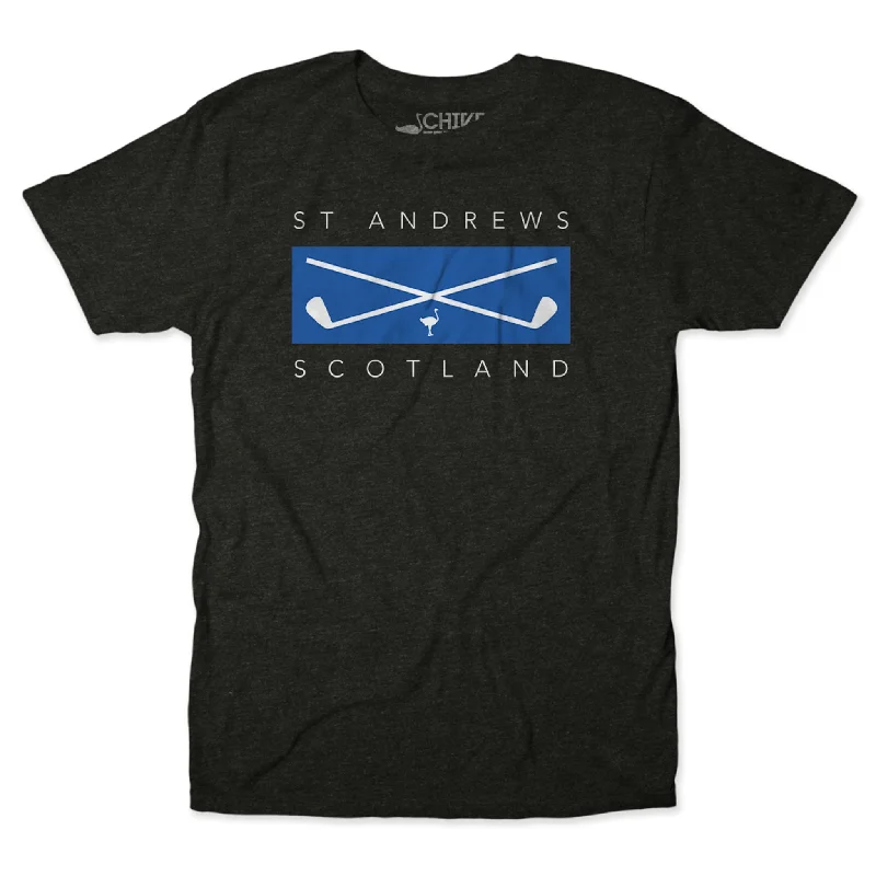 St Andrews Scotland Unisex Tee Preppy Men's College